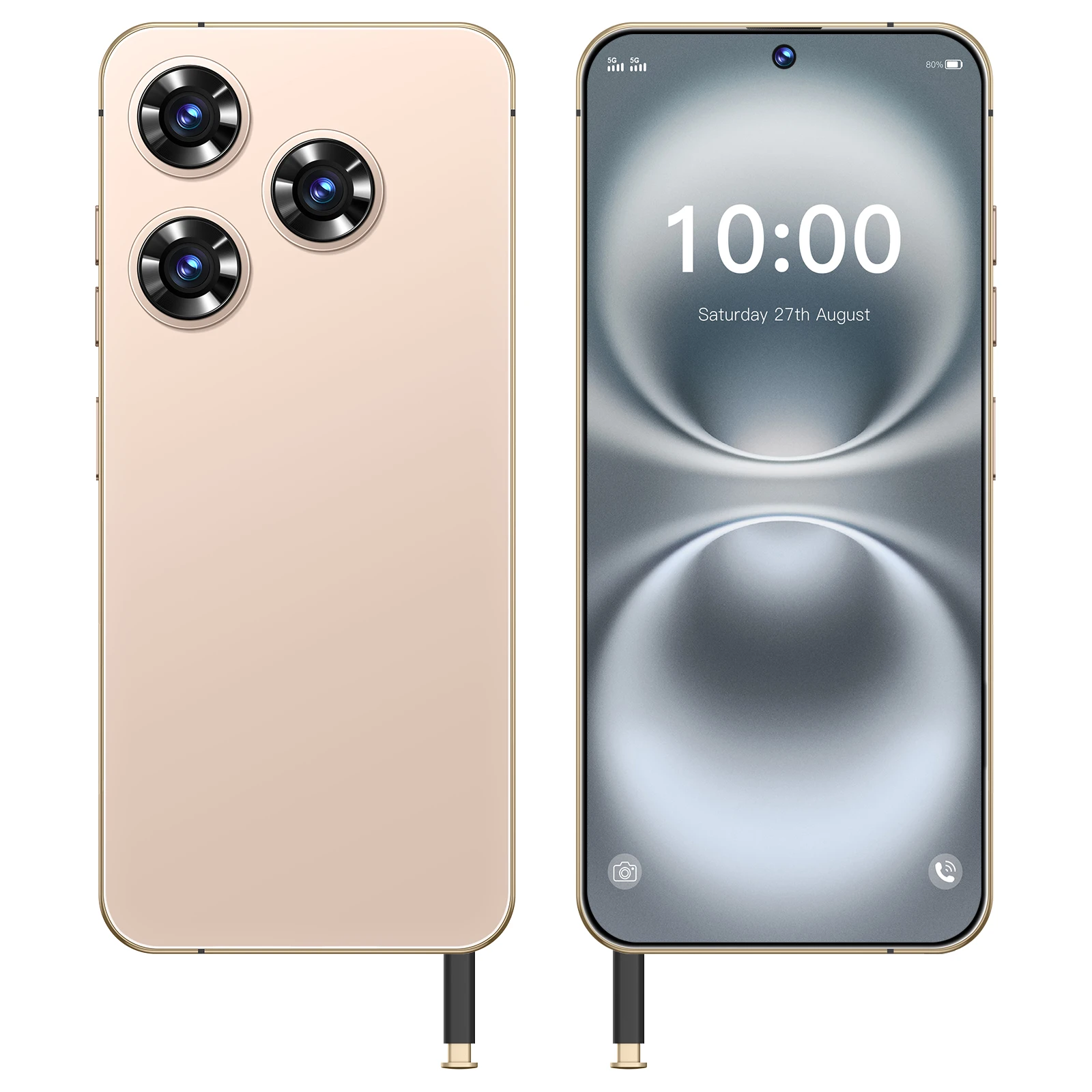 Hot Selling I16 Pro Max 8GB+512GB Android Smartphone with 48MP